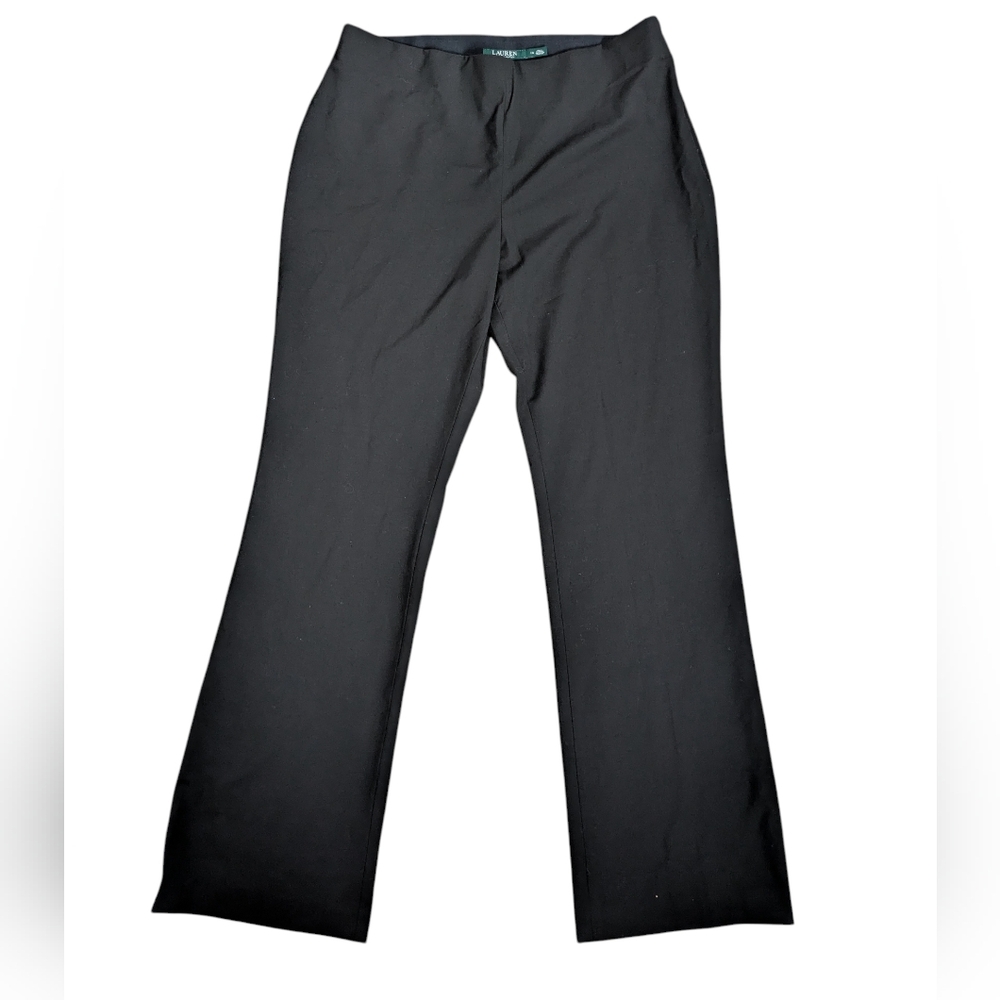 Lauren Ralph Lauren Black Trouser Pants Women Sz 14